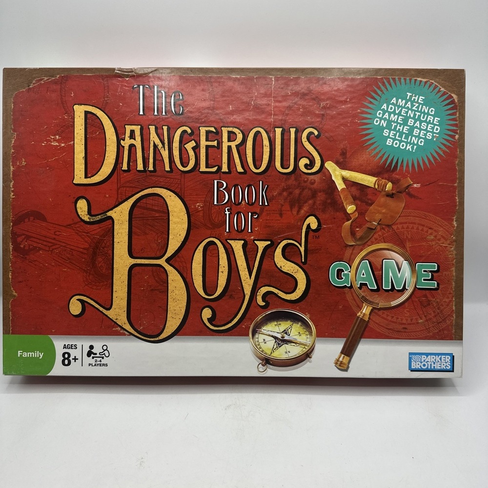 The Dangerous Book For Boys Board Game Brain Game 2006 Hasbro